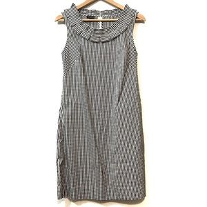 Talbots | Black & White Checkered Dress Sz 4. Great condition!